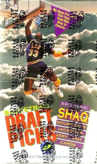 1992 Draft Picks Box Shaq