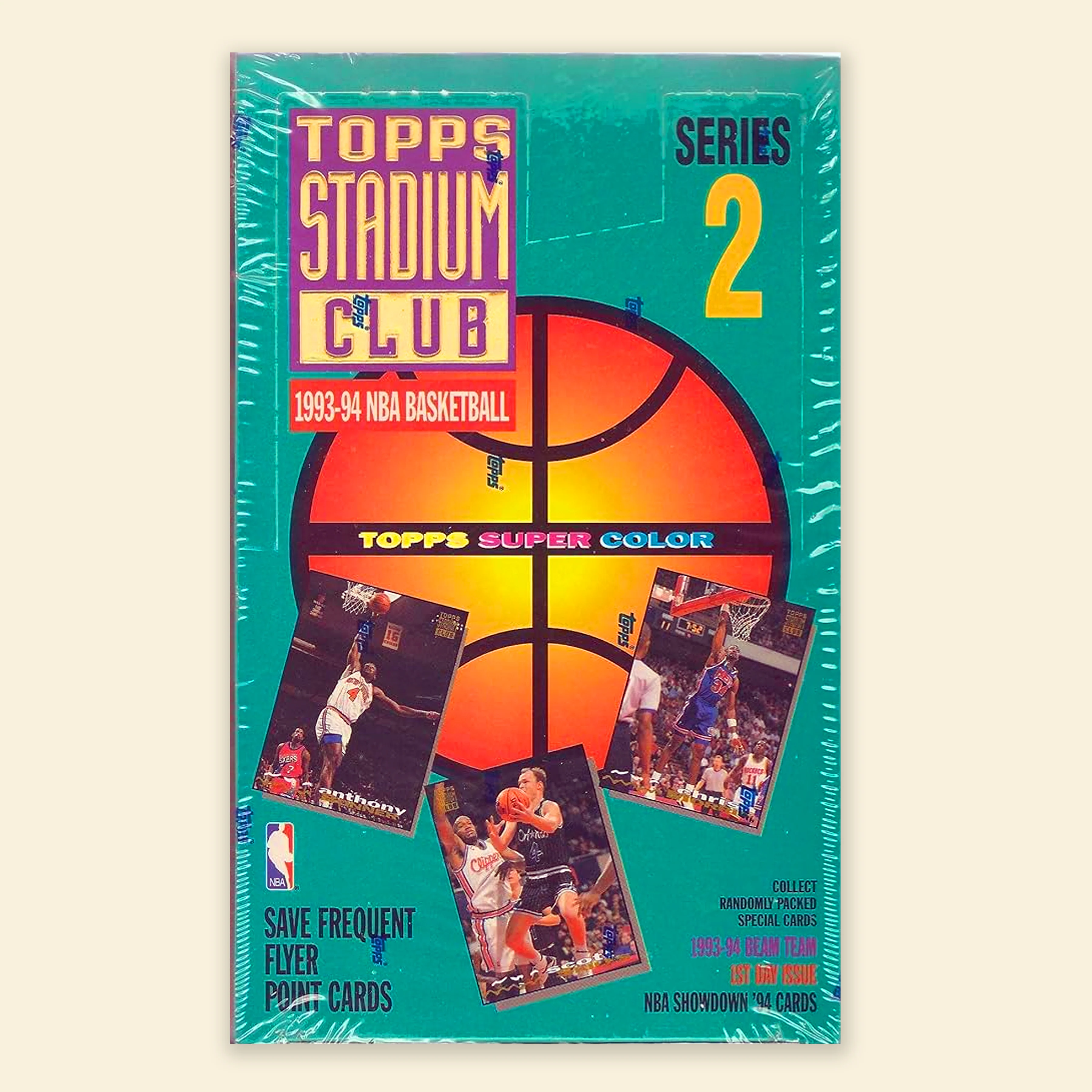 1993-94 Topps Stadium Club Basketball Series 2 Hobby Box