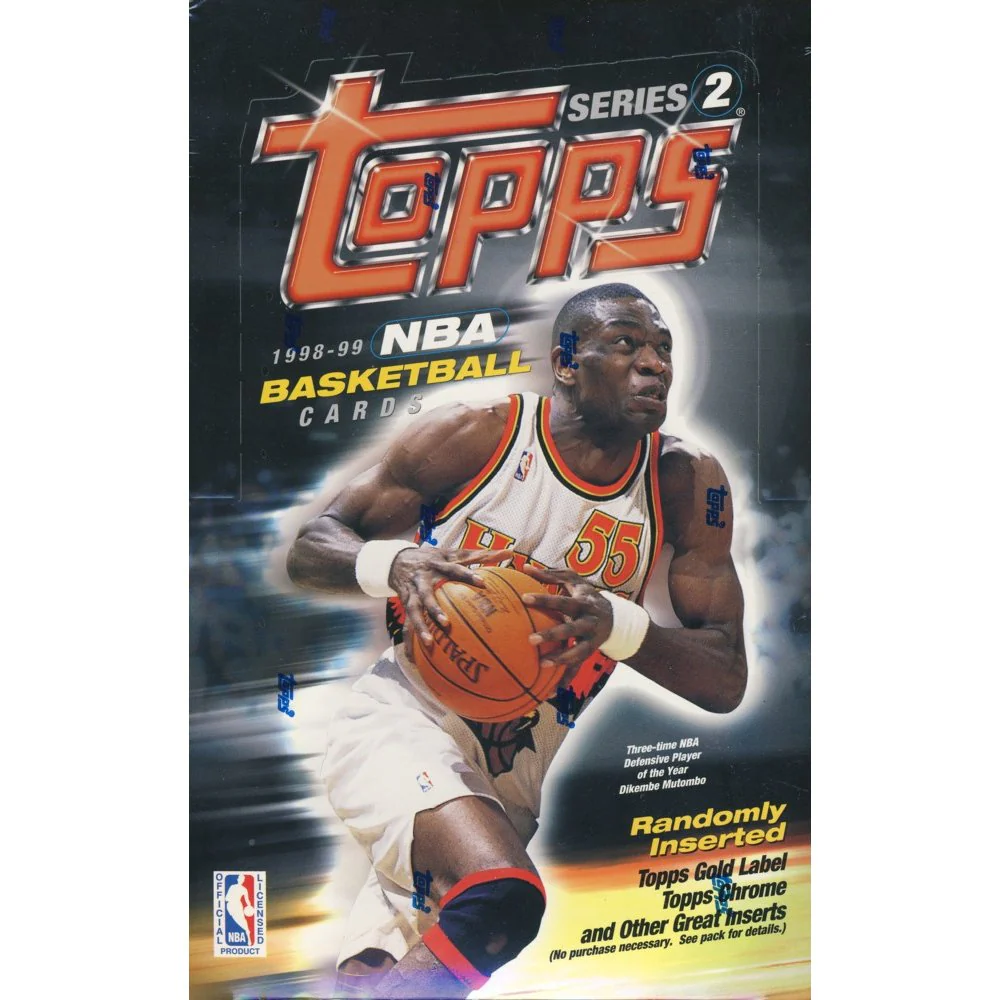 1998-99 Topps Series 2 Basketball Box