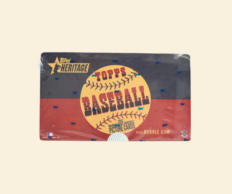 2002 Topps Heritage Baseball Retail Box