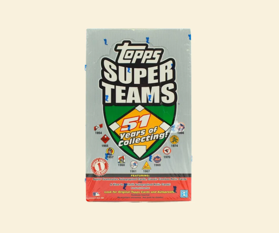 2002 Topps Super Teams Baseball Hobby Box