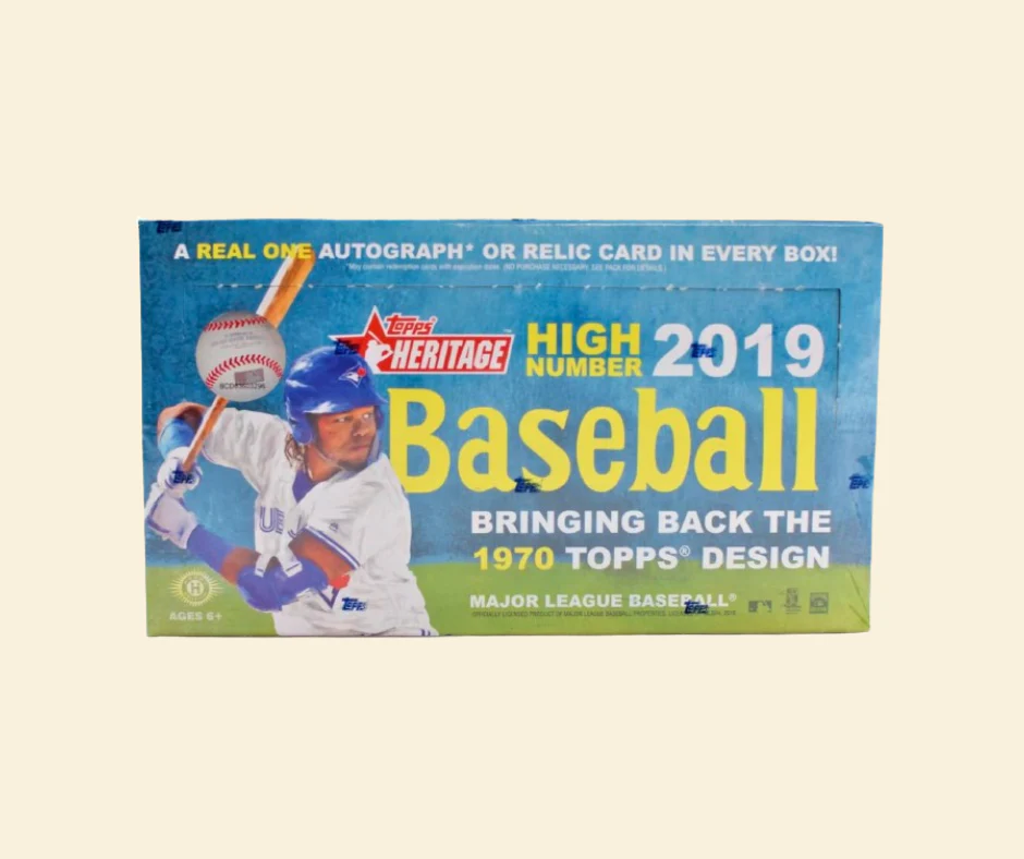 2019 Topps Heritage High Number Baseball Hobby Box