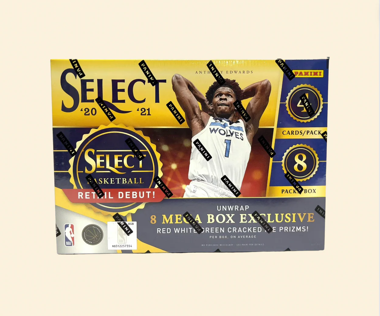 2020-21 Select Basketball Mega Box (Green Cracked Ice Parallels)