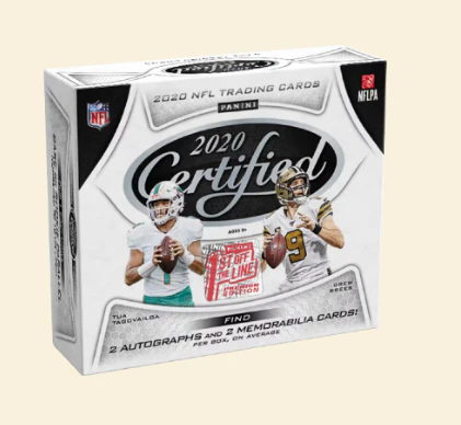 2020 Panini Certified FOTL Football Hobby Box
