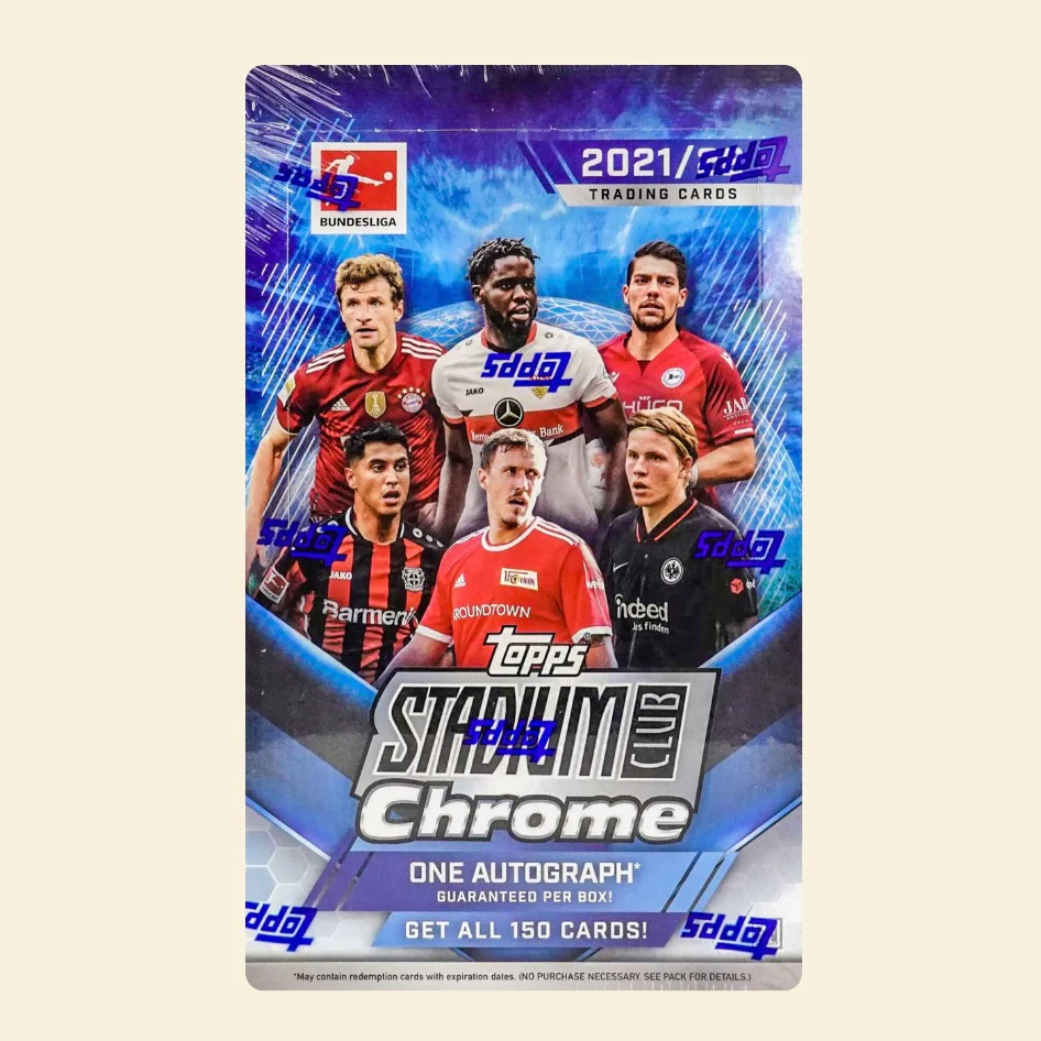 2021-22 Topps Chrome Stadium Club Bundesliga Soccer Hobby Box