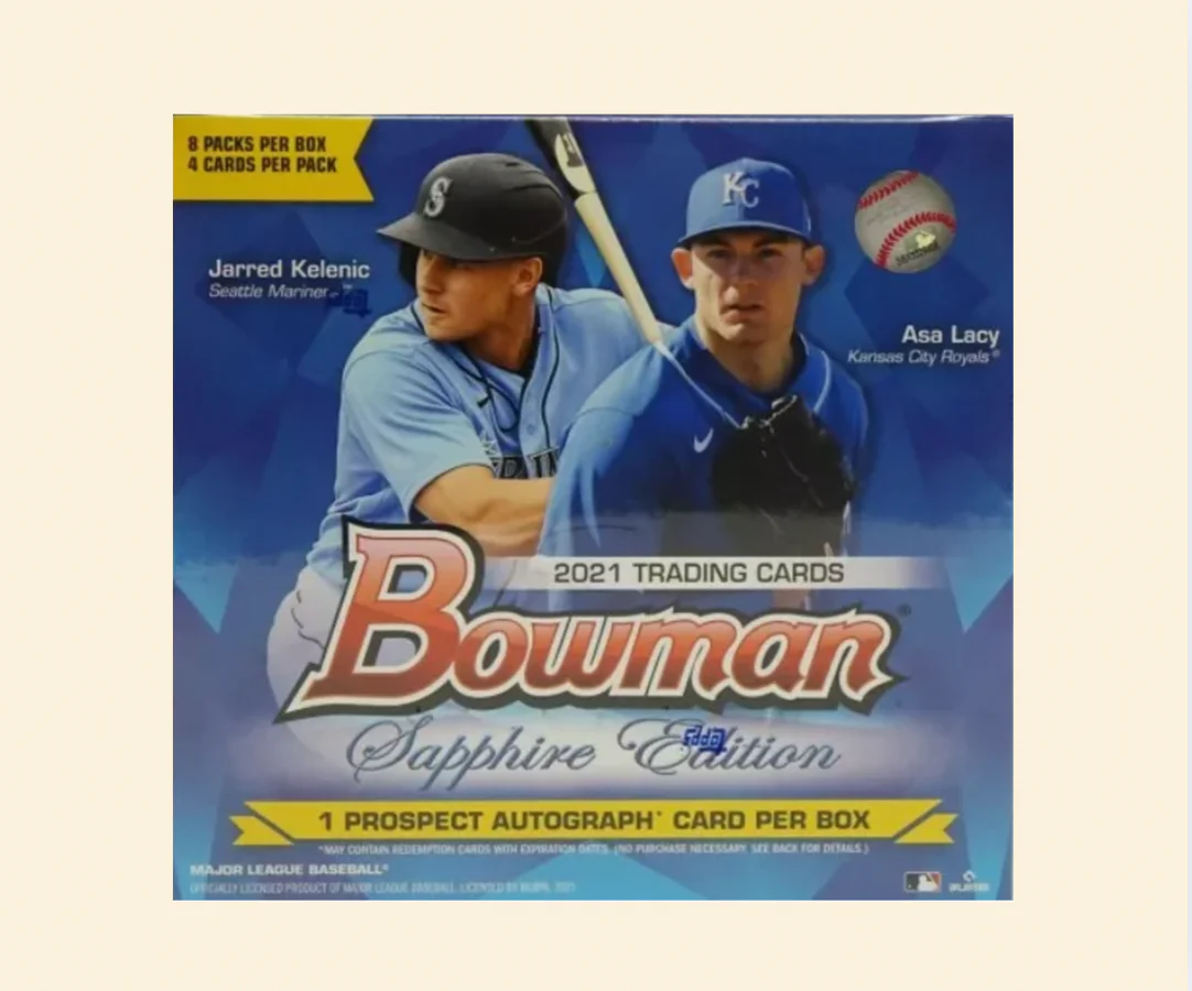 2021 Bowman Sapphire Edition Baseball Hobby Box