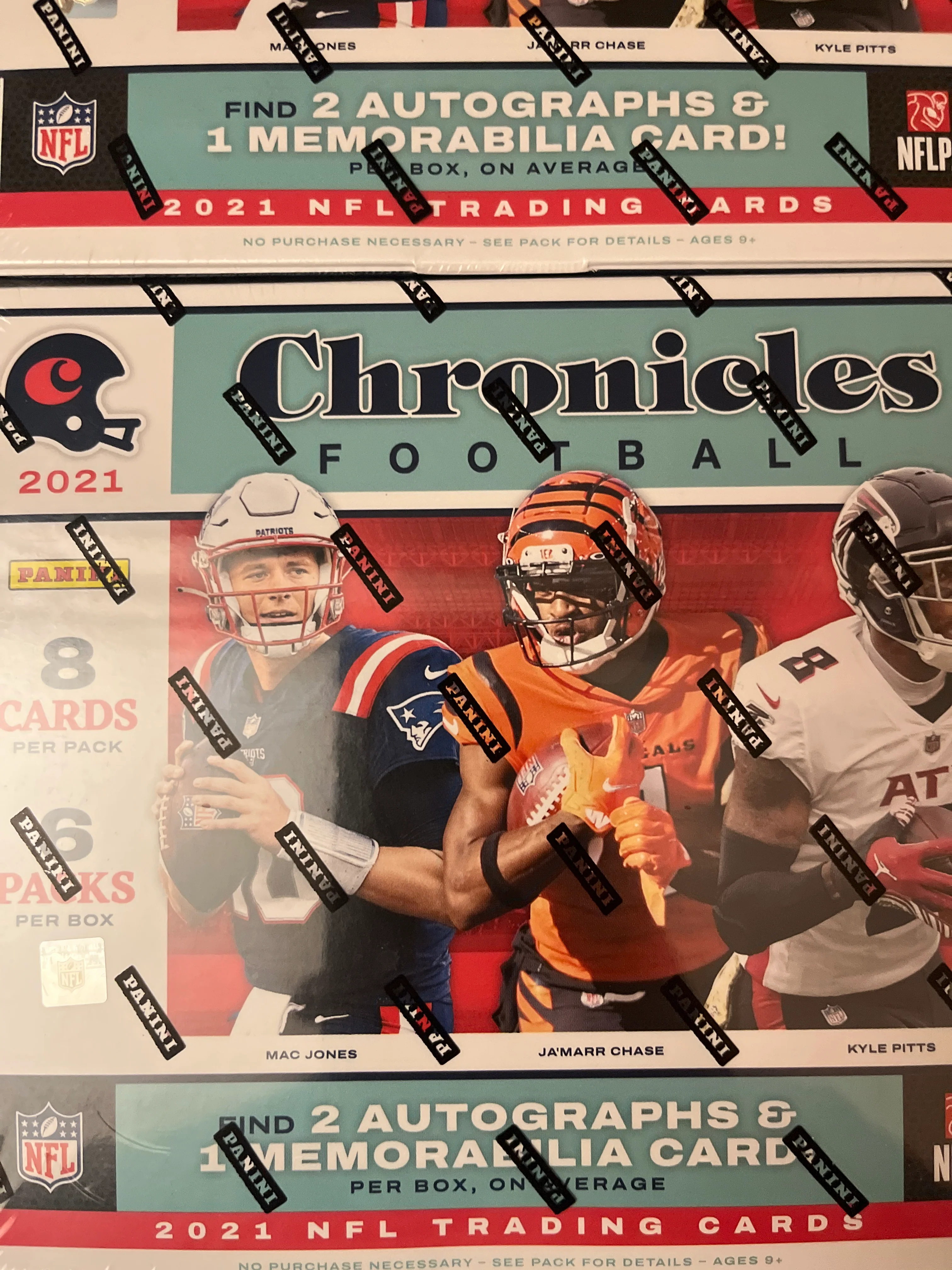 2021 Panini Chronicles Football NFL Hobby Box