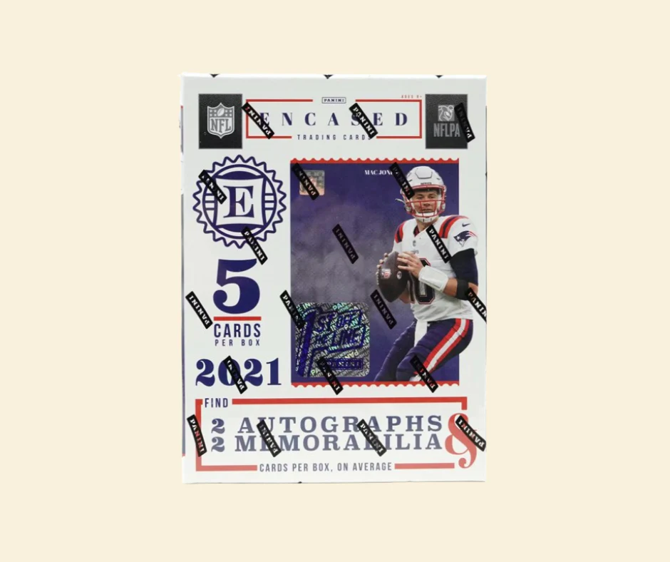 2021 Panini Encased Football 1st Off The Line FOTL Hobby Box
