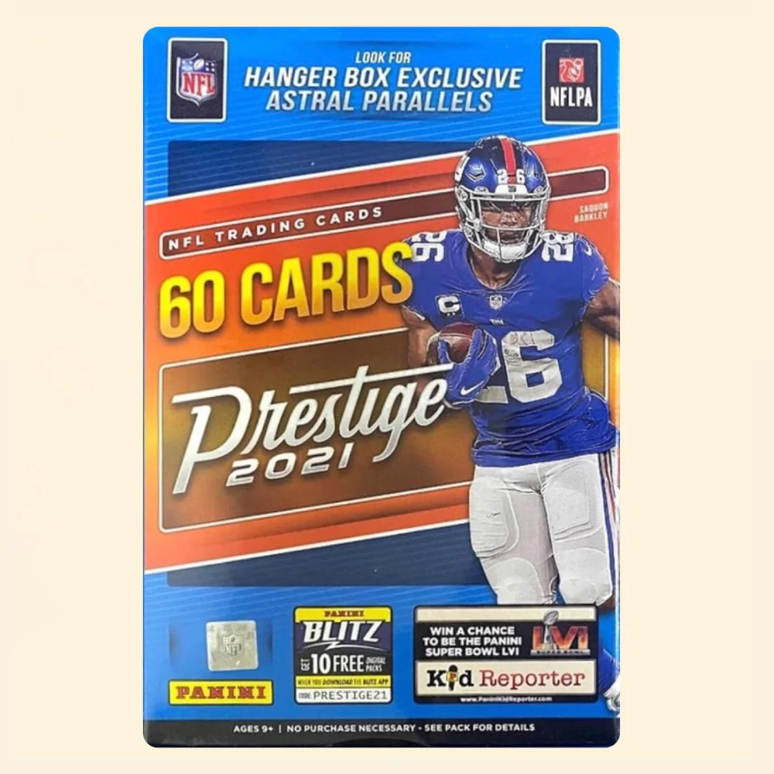 2021 Panini Prestige Football Retail Hanger Box