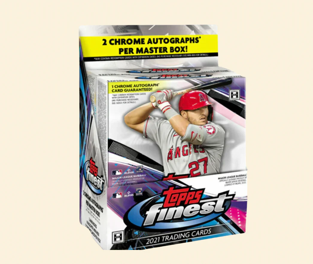 2021 Topps Finest Baseball Master Hobby Box *2 Autos