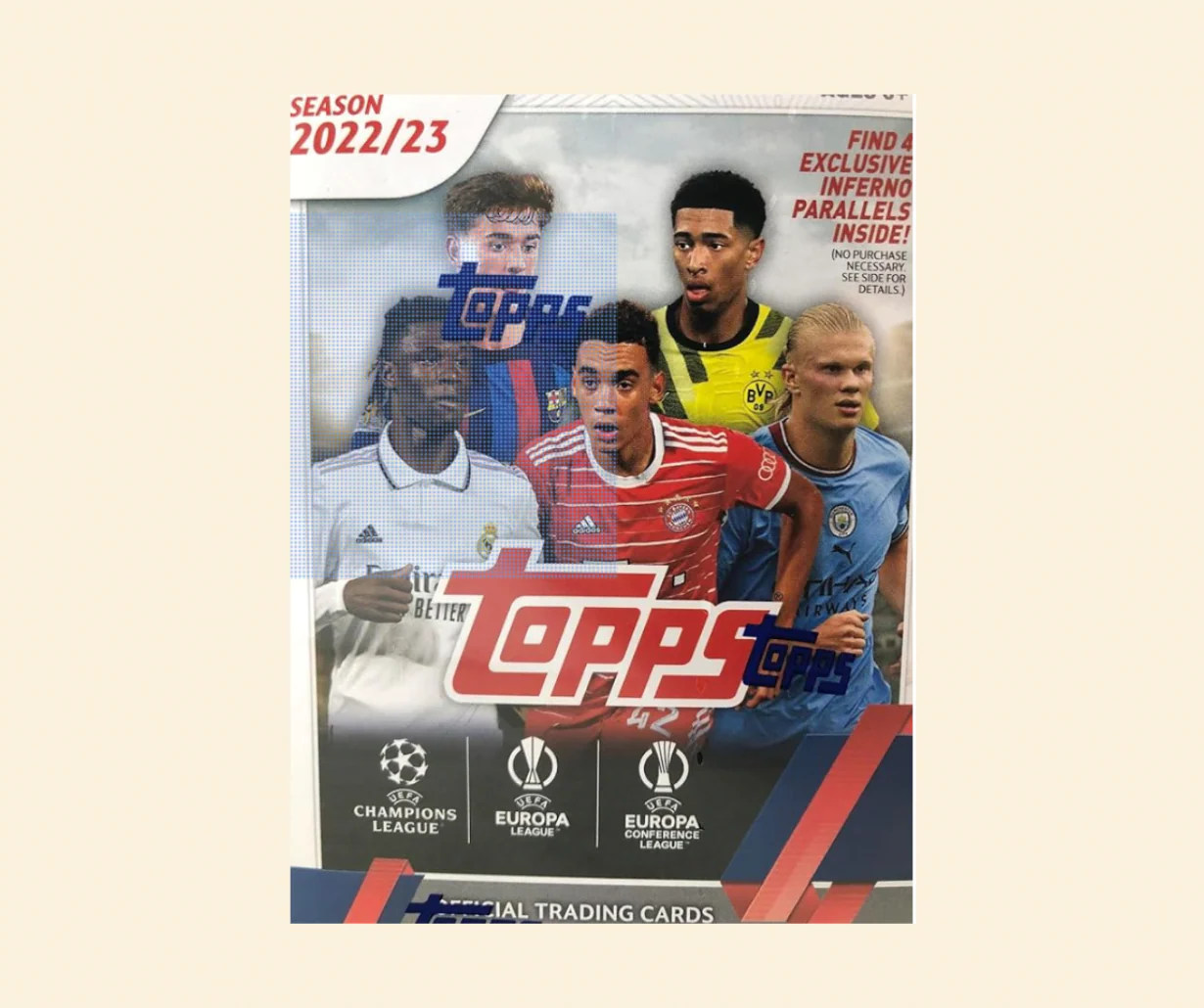 2022-23 Topps Chrome UEFA Competitions Soccer Blaster Box