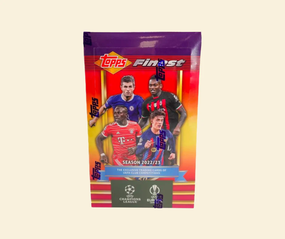 2022-23 Topps Finest Flashback UEFA Club Competitions Soccer Hobby Box