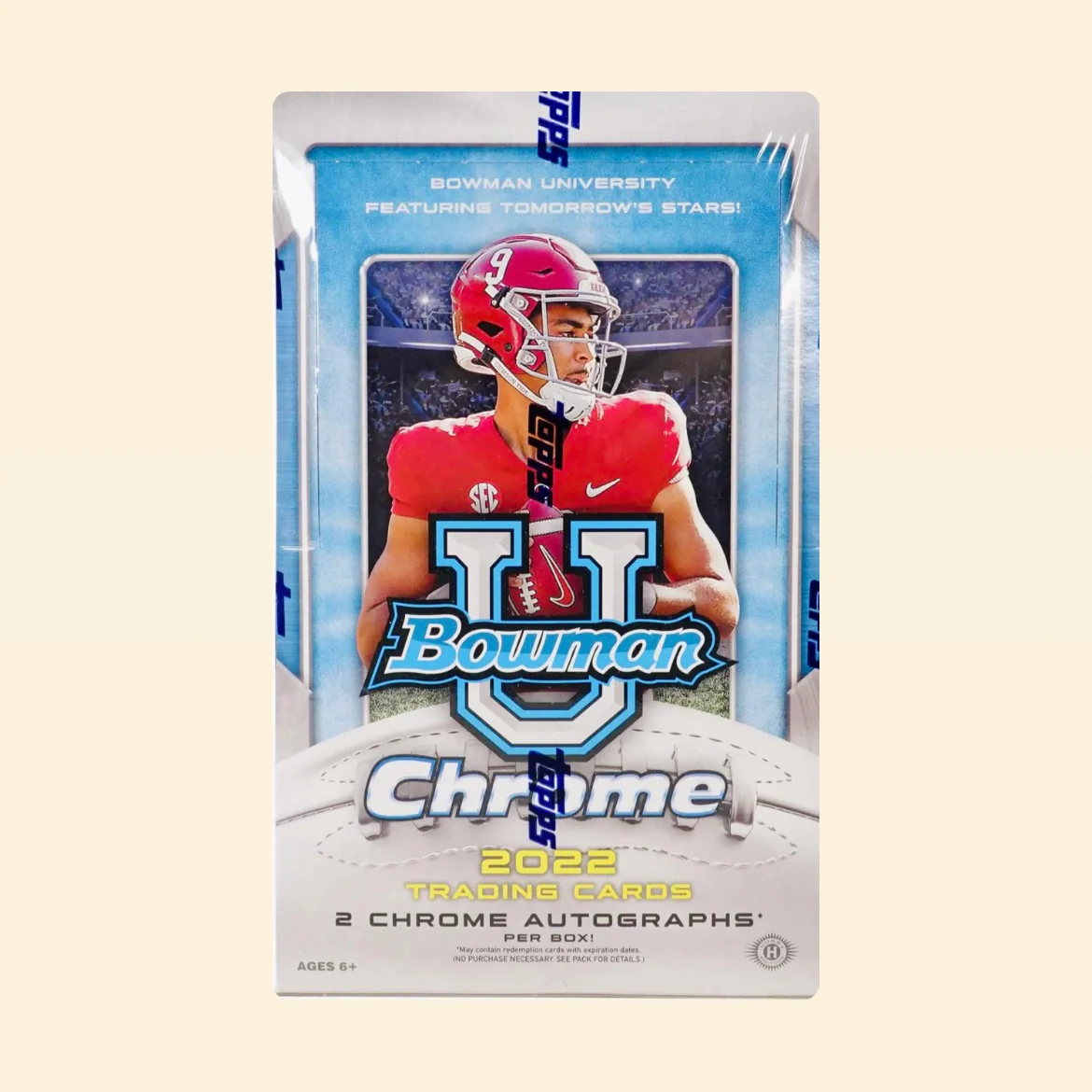 2022 Bowman U Chrome University Football Hobby Box