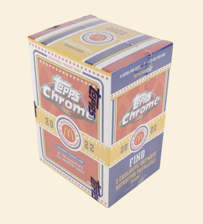 2022 Topps McDonald's All American Chrome Basketball Blaster Box