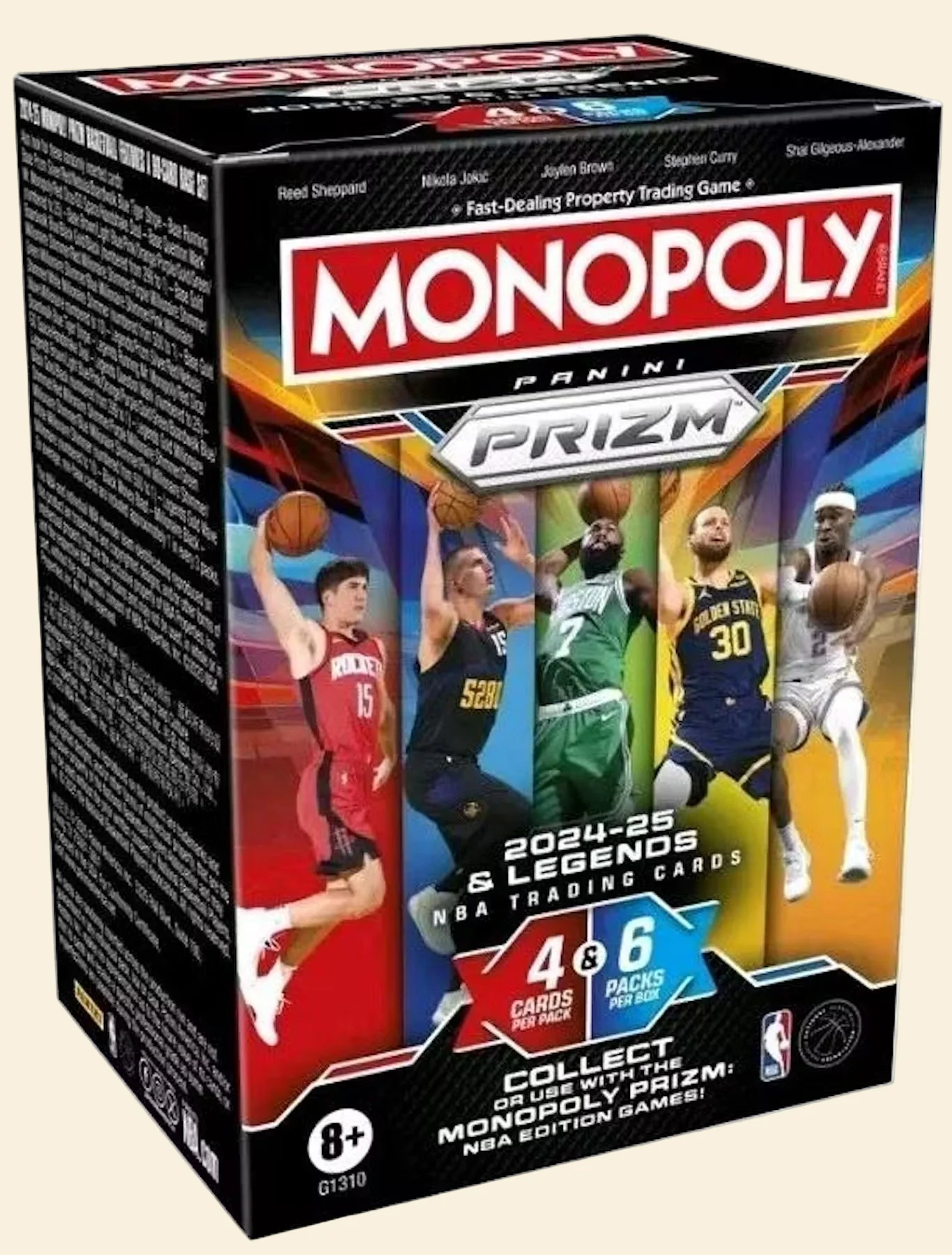 2024-25 Panini Prizm Monopoly Basketball Blaster Box (Black)