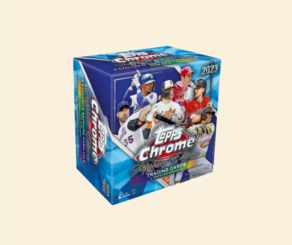 2023 Topps Chrome Sapphire Baseball Hobby Box