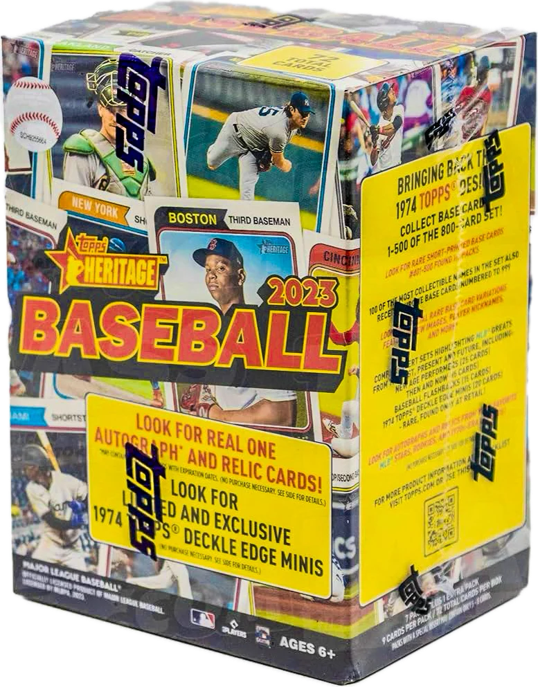 2023 Topps Heritage Baseball Blaster Box