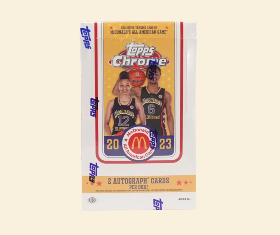 2023 Topps McDonald's All American Chrome Basketball Hobby Box