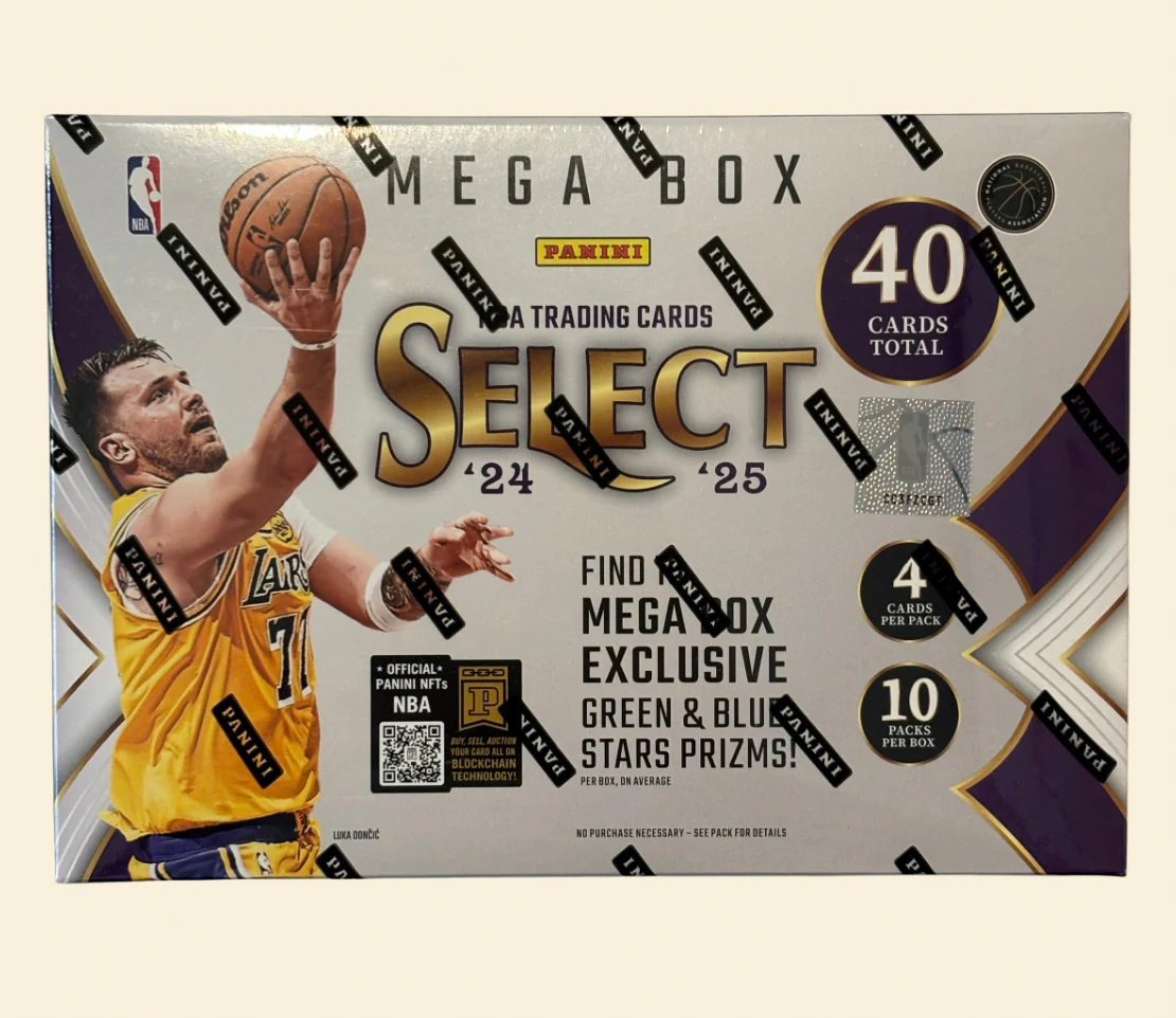 2024-25 Panini Select Basketball Mega Box (Green & Blue Prizms)