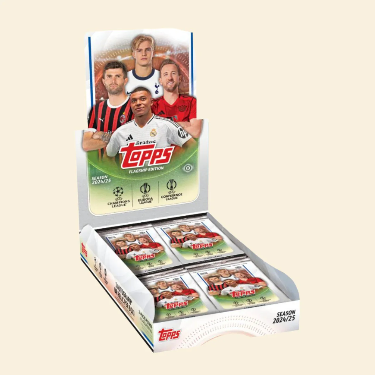 2024-25 Topps UEFA Club Competitions Soccer Hobby Box