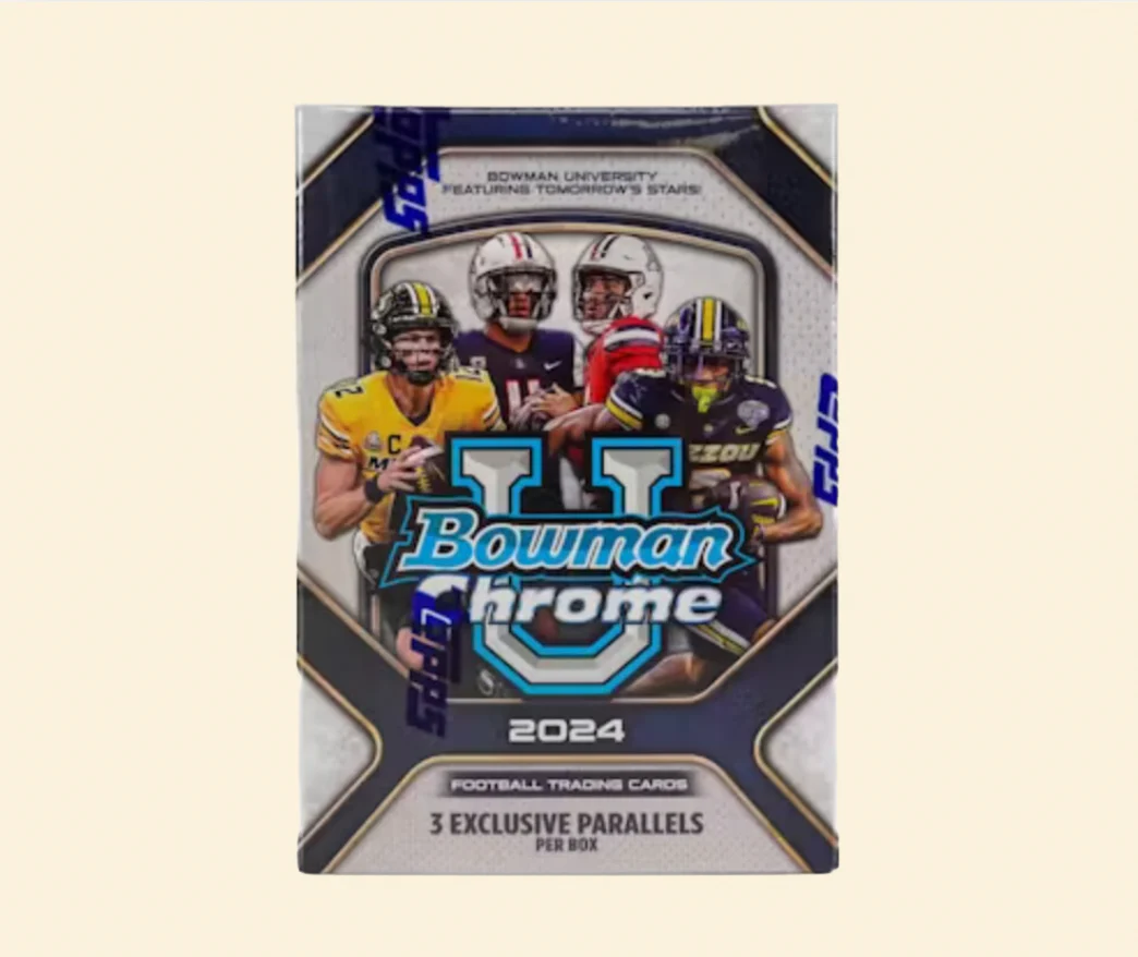 2024 Topps Bowman University Chrome Football Blaster Box