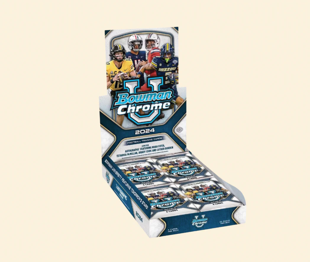 2024 Bowman University Chrome Football Hobby Box