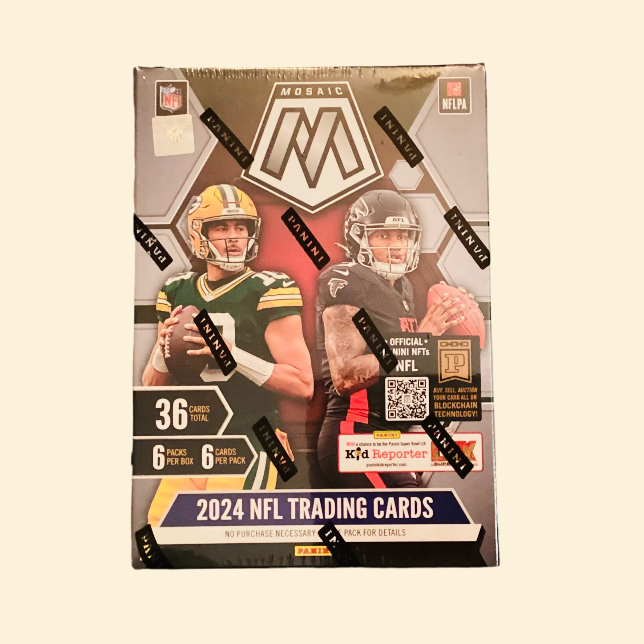 2024 Panini Mosaic NFL Football Blaster Box (Orange Fluorescent)