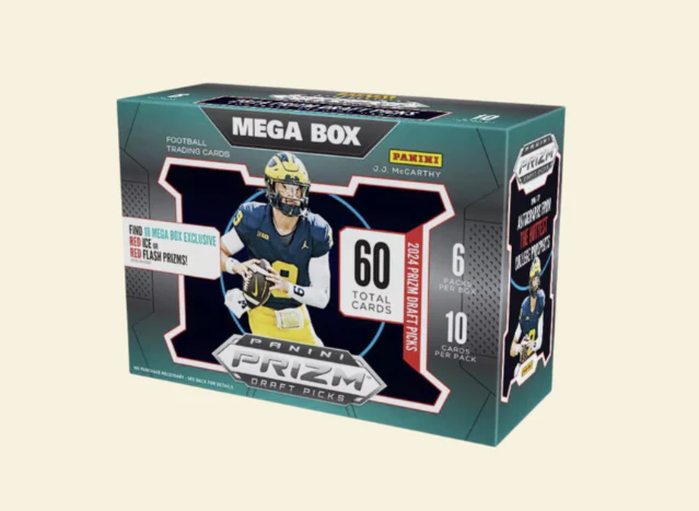 2024 Panini NFL Prizm Draft Picks Football Mega Box