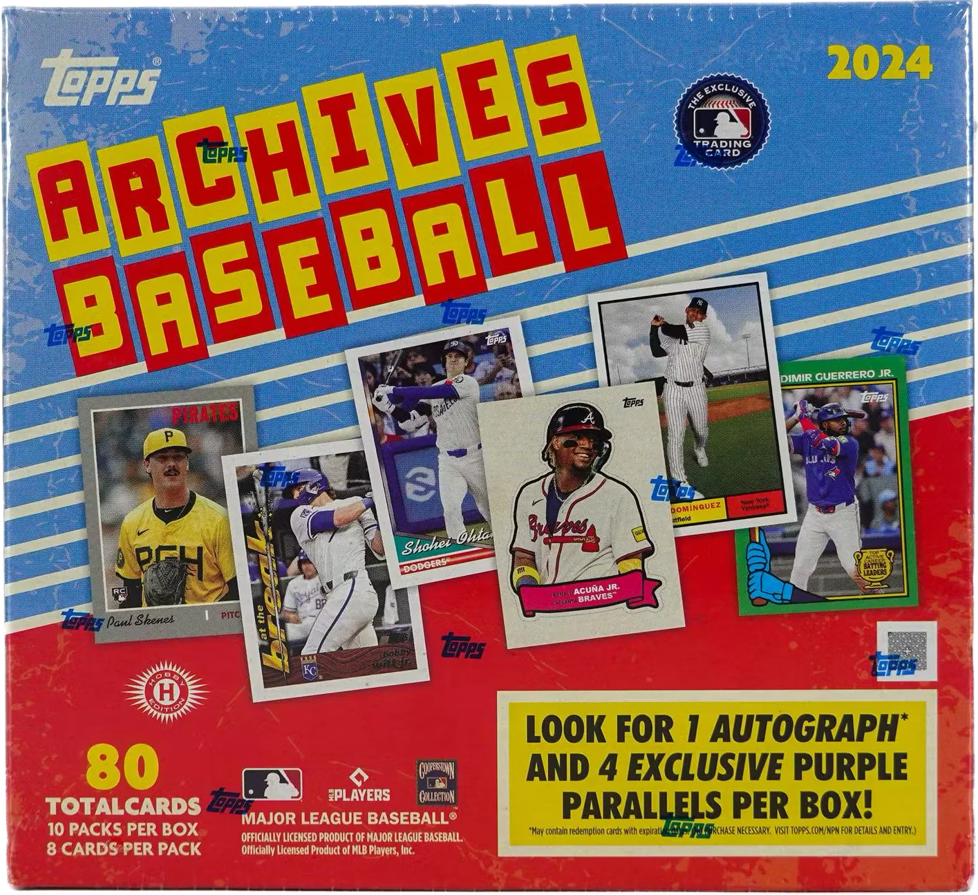 2024 Topps Archives Baseball Collector Box