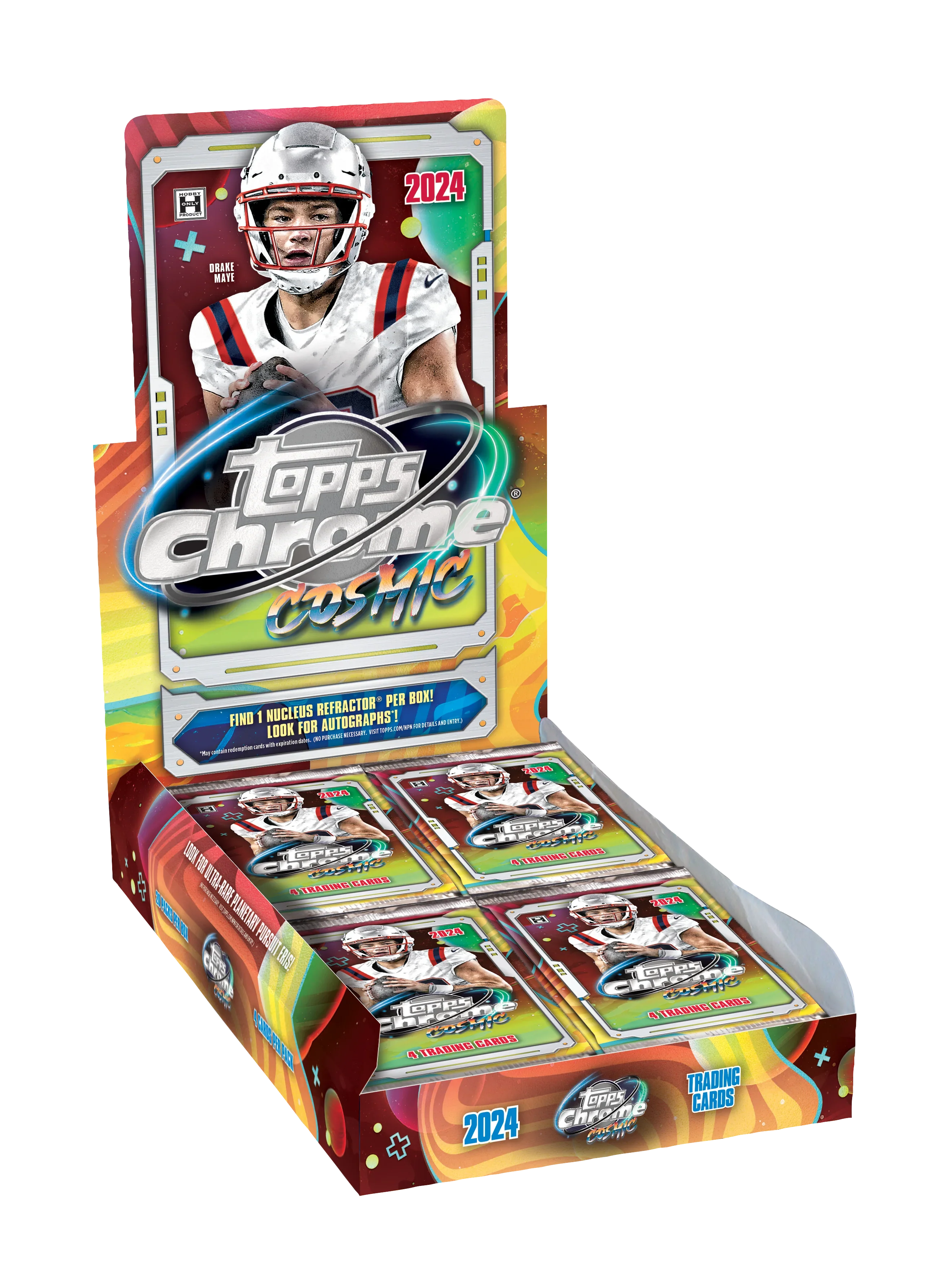 2024 Topps Chrome Cosmic Football Hobby Box