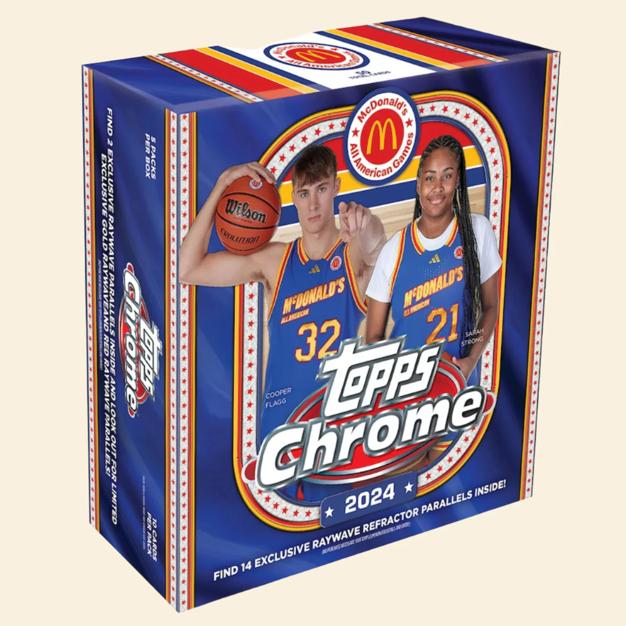 2024 Topps Chrome McDonald's All American Basketball Mega Box
