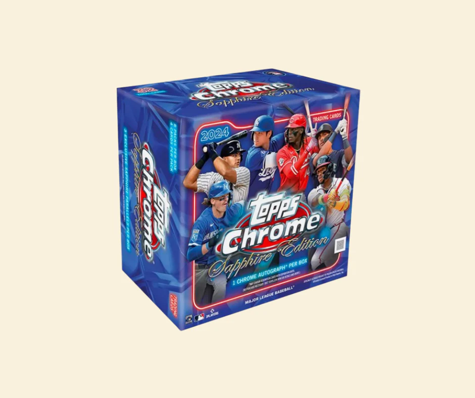 2024 Topps Chrome Sapphire Baseball Hobby Box