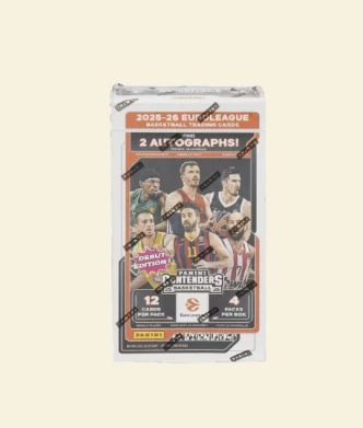2025-26 Panini Contenders EuroLeague Basketball Hobby Box
