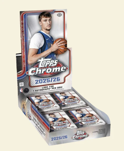 2025-26 Topps Chrome Basketball Hobby Box