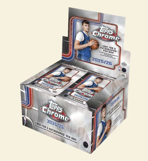 2025-26 Topps Chrome Basketball Jumbo Box