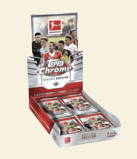 2025-26 Topps Chrome Bundesliga Soccer Hobby Box
