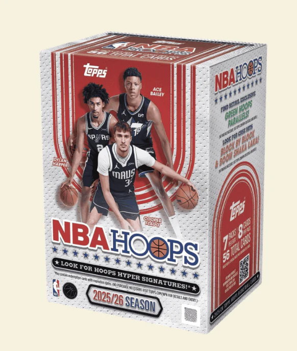 2025-26 Topps NBA Hoops Basketball Blaster Box