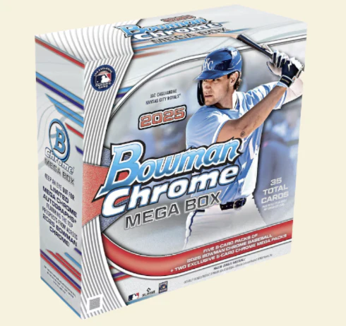 2025 Bowman Chrome Baseball Mega Box