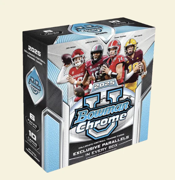 2025 Bowman University Chrome Football Mega Box
