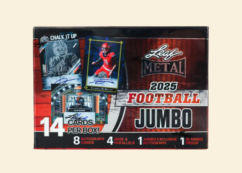 2025 Leaf Metal Football Jumbo Hobby Box