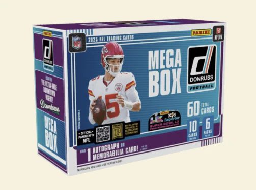 2025 Panini Donruss Football Mega Box (Blue Scope Parallels)