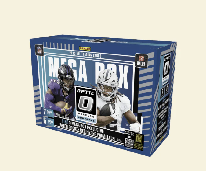 2025 Panini Donruss Optic Football Hobby Mega Box (Red Hyper Parallels)