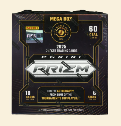 2025 Panini Prizm FIFA Club World Cup Soccer Mega Box