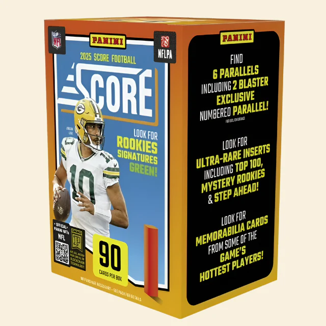 2025 Panini Score Football Hobby Blaster Box (Orange)