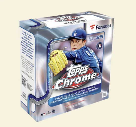 2025 Topps Chrome Fanatics Exclusive Baseball Mega Box