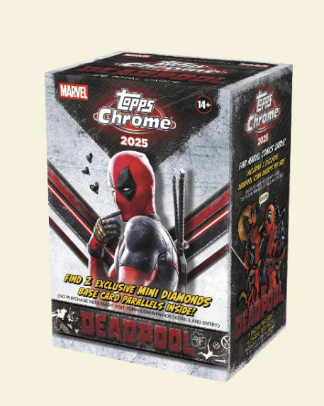 2025 Topps Chrome Marvel Deadpool Blaster Box