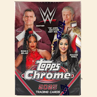 2025 Topps Chrome WWE Blaster Box