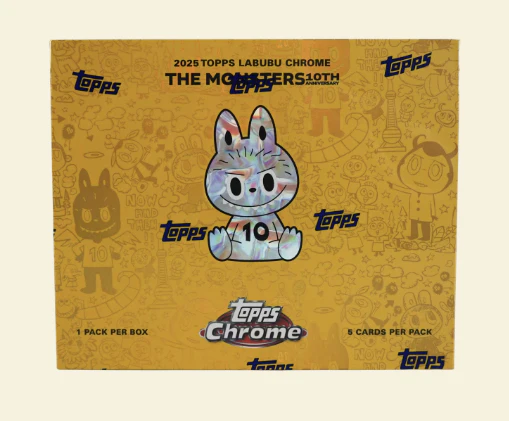 2025 Topps Labubu Chrome 10th Anniversary Hobby Box
