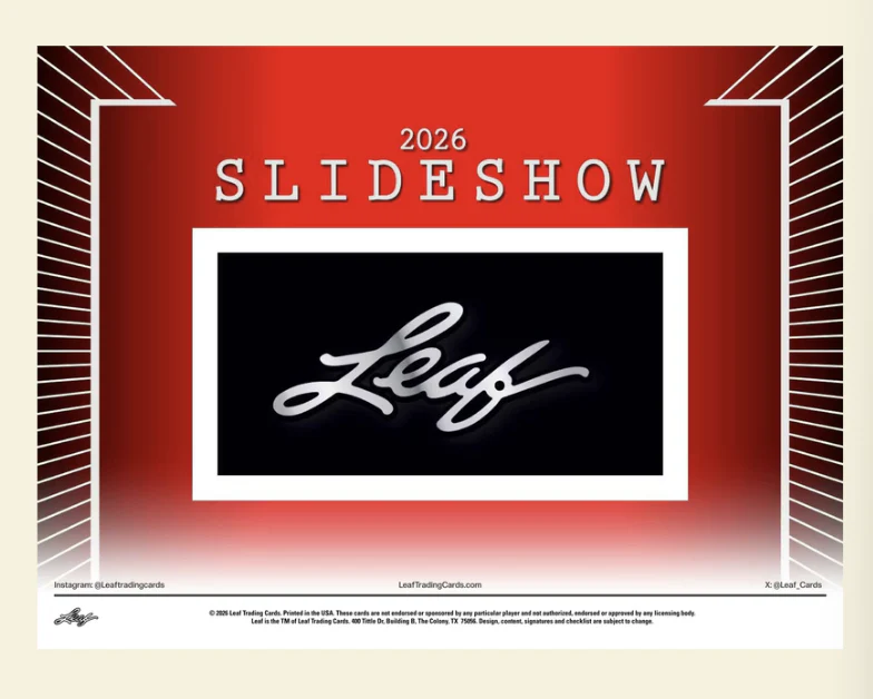 2026 Leaf Slideshow Hobby Box