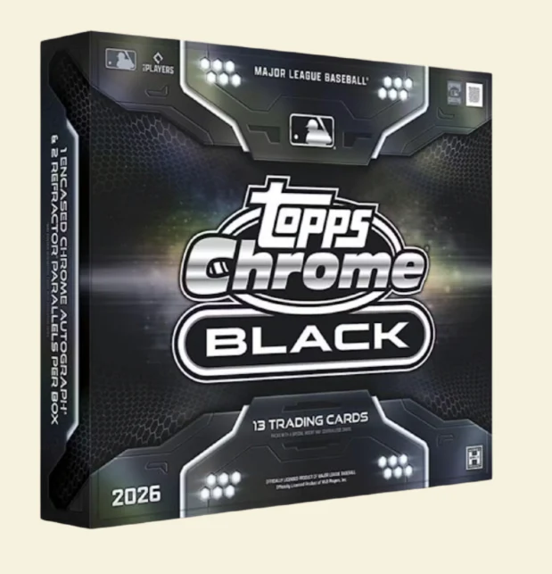 2026 Topps Chrome Black Baseball Hobby Box